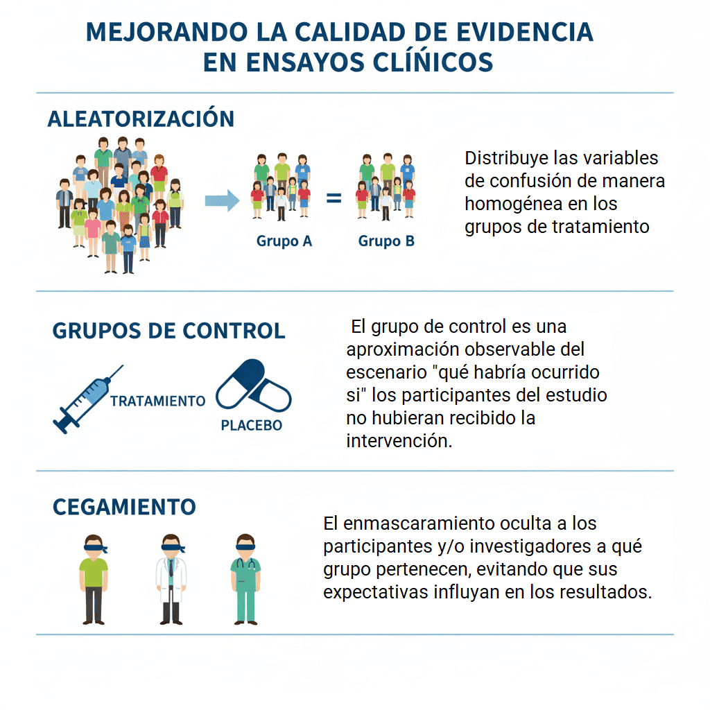 Niveles de calidad de la evidencia